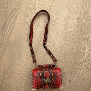 The Kooples Red Python Emily Mini